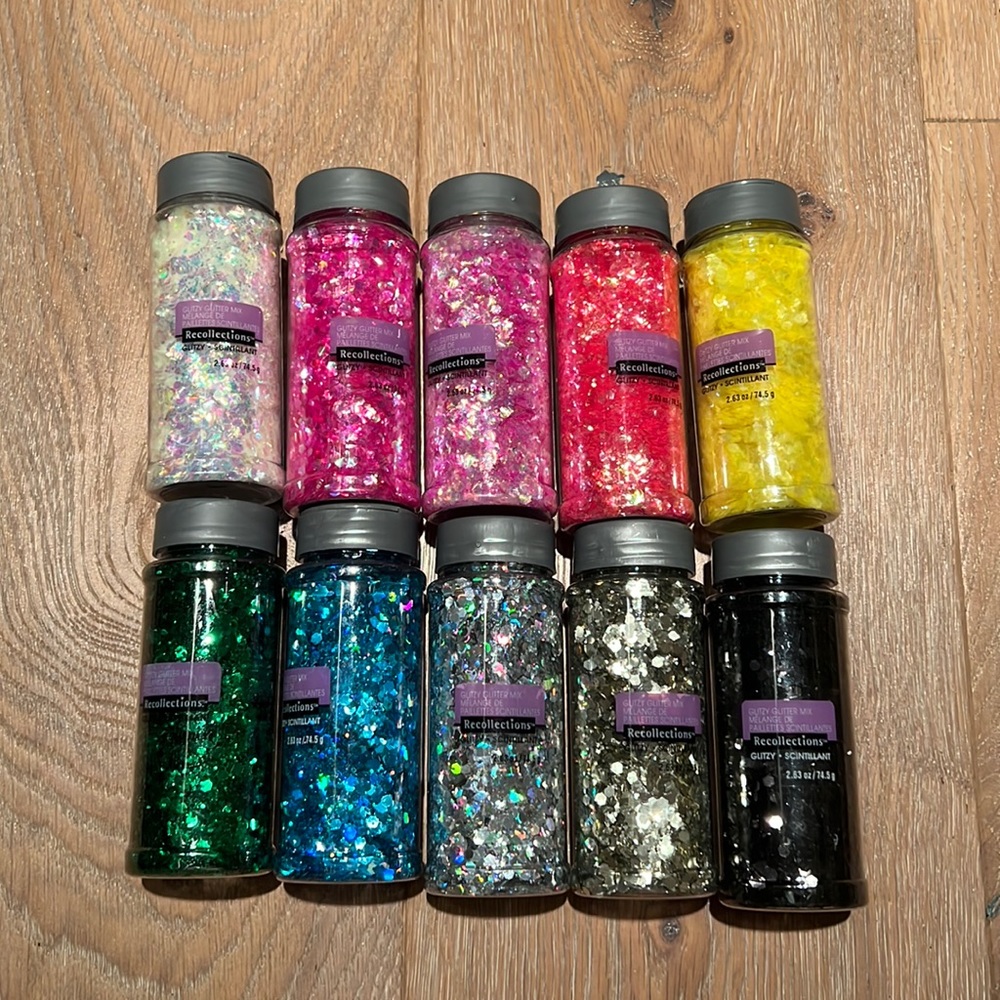 Large set of glitter